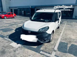  3 فيات دوبلو - ماكسي موديل 2018  تسيير 2019  عداد 105،000 كم  سيارة نظيفة نظيفة صلاة النبي