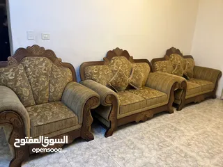  3 طقم كنب مستعمل جديد