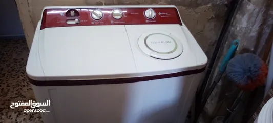  2 غسالة نوع جنيرال ديلوكس شغاله كامل 7كيلو وكاله