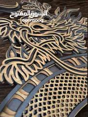  3 لوحات 3D  خشب