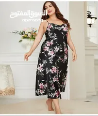  6 Women silk satin nightgown sleepwear comfortable  clothes with different sizes available now in Oman