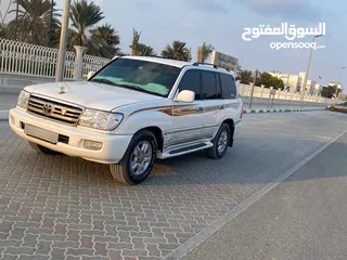  16 لاند اكروزر2002محول من خارج2006 الموتر نضيف ما يشتكي من شي