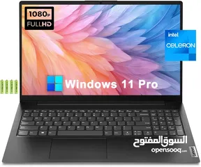  1 جهاز لابتوب Lenovo IdeaPad  Celeron 4GB RAM /256 SSD فقط 115 دينار مكفول