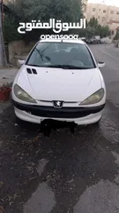  1 سياره بيجو 206  4 جيد جير عادي  مرخصة لشهر 11 تأمين الزامي لا حوادث الحمدلله لونها الخارجي ابيض