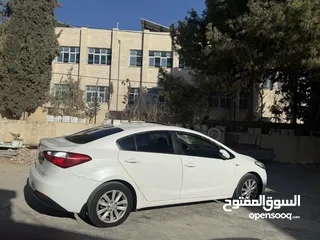  17 كيا سيراتو k3 ماتور 1600 نخب موديل 2014 مع فتحة سقف