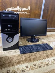  5 كمبيوتر + شاشه + كيبورد للبيع