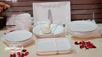  2 اطقم صحون سفرة