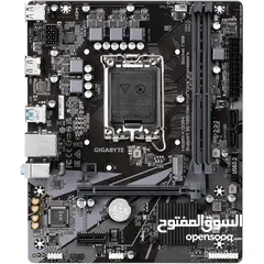  4 مذربورد gigabyte h610m ddr4 للبيع بحالة ممتازة مع الكرتونه