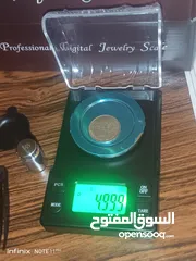  7 ميزان الكتروني ذهب و فضه و مجوهرات و مستحضرات ثمنيه و طبيه مع وزنه ومحقان وملقط