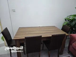  1 Dining table with five chairs good quality