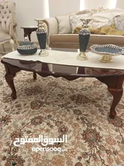  2 سيت طاوله خشب نضيف