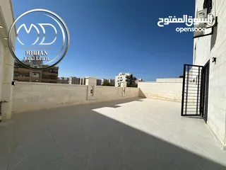  2 شقق أرضية وطوابق مكررة وأخير مع روف للبيع في خلدا مساحات 160م & 250م تشطيبات وديكورات سوبر ديلوكس