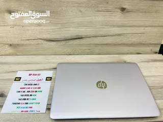  3 HP 850 G3 CORI7 الجيل السادس   ولمس RAM 8 GIGA DDR4 SSD 256 GIGA VGA   2  بضمان شهر