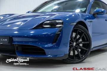  2 Porsche Taycan Turbo 2021 dual motor   كهربائية بالكامل  Full electric