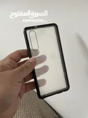  3 كفر هواوي Huawei P30 شفاف مع إطار معدني