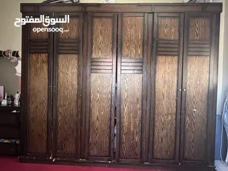  2 غرفه نوم اطفال خزانه + مكتب + بيرو +2 سرير