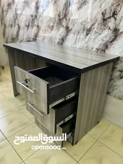  3 مكتب خشبي عملي احدث اصدار انيق جدا مناسب للموظف و الطالب او استخدام منزلي خشب لامينت 3 جوارير