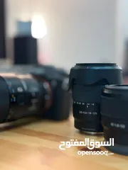  2 Sony A7iii with 3 lens
