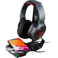  1 Headset Stand MSI+Wireless Charger  ثلاث استخدامات بجهاز واحد بسعر مغري