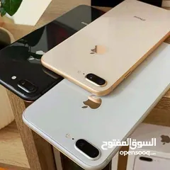  16 ايفون  8 بلس الاصلي جيجا 64 بطاريات مشكل نهايي أغراضة والكرتونه الأصلية متوفر توصيل