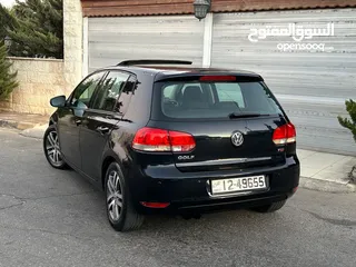  10 Volkswagen golf 2010   MK6 TSI فحص كامل فل مع فتحه