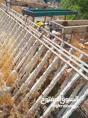  3 دربزين حديد ثقيل القطعه