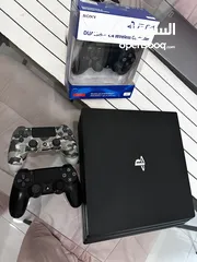  1 Playstation 4 PRO 1TB with 3 joysticks in perfect condition