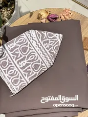  3 كميم قماش ونقشه عماني