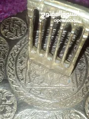  5 طبق عتيق جدا من النحاس