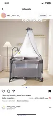  1 سرير أطفال