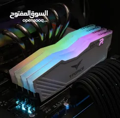  5 ذاكرة عشوائية جديدة (  TEAMGROUP T-FORCE GAMING RGB RAM 16 GB DDR4  )