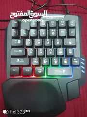  1 للبيع بأفضل الأسعار مجموعه كامله تشمل  كيبورد جيمنج RGB قطعه mix pro