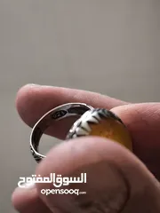  5 للبيع خاتم عقيق يماني  محفور آية الكرسي