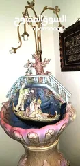 4 fountain italy Porcelain Capodimonte water with lights for Home-Garden-Office WhatsAp in description