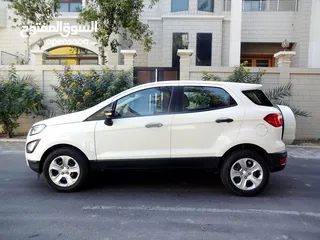  5 Ford Ecosport 1.5 L 2018 White Single User Well Maintained Urgent Sale