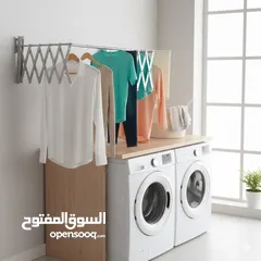  8 منشر غسيل جداري المنيوم