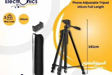  1 ترايبود تصوير بطول 141 سم Tripod F-3366T 141CM