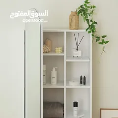  2 خزانة 4رفوف مع دفة مرايا القياس 170*60سم