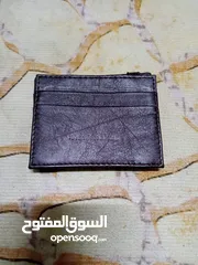  2 محفظة جلدية فاخرة وانيقة Massimo Dutti ماسيمو دوتي قابلة للطي لسحرية مصنوعة من الجلد الأصلي الطبيعي