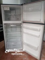  2 ثلاجه دايو 24 قدم كامله الكسورات لون سلفر فل انفرتر موديل حديث للبيع