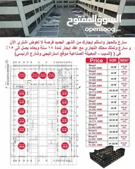  5 ‎ محلات تمليك بالمعبيلة الصناعية بعائد سنوي يصل الي 15٪؜