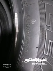  11 القياس 17 65 255 برجيستون زيرو ياباني اورجنال من اعلا المواصفات بالاطارات العالميه دبل قومه دبل ستيل