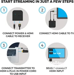  3 قطعة وايرلس لشبك اي لابتوب مع اي بروجكتر او  شاشة HDTV