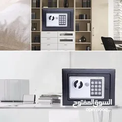 7 خزنة للنقود و الأوراق المهمه جديدة من الفولاذ المقاوم للصدأ متوفره بعدة احجام