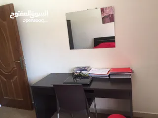  11 شقة مفروشة للايجار بالقرب من البوابة الشمالية للجامعة الاردنية