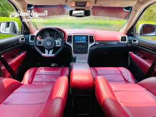  7 جيب جراند شيروكي SRT8 خليجي فل اوبشن 2013