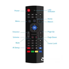  3 ريموت مع ماوس وكيبورد  للتلفاز والأجهزة الذكية. Air Fly Mouse Universal Remote with Keyboard