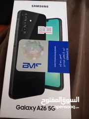 1 جهاز سامسنغ جلاكسي A26 5G جديد  مستعمل يوم حقو 200