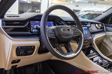  18 Jeep Grand Cherokee 2022 Limited Plug in hybrid 4xe  السيارة بحالة ممتازة جدا و قطعت مسافة 5000 كيلو