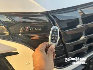 19 هونداي توسان N-Line    2023/ فل الفل بدون فتحة سقف بانوراما  فل مسكر